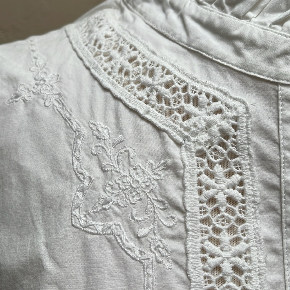 Sézane Ulysse Shirt in Ecru, size 40 (US8), NWT - Picture 11 of 16